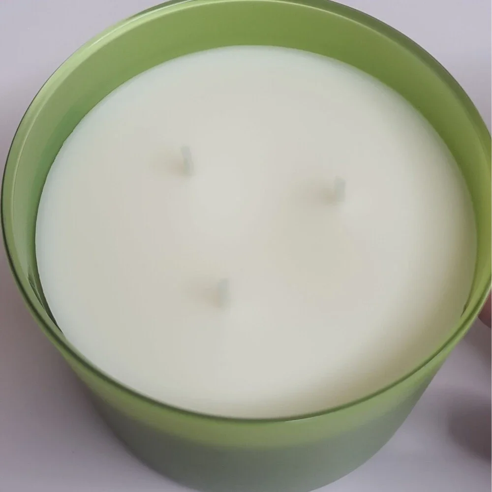 White Barn Eucalyptus Mint Scented 3-Wick Jar Candle Large Green 14.5oz